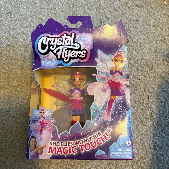 Crystal Flyers Magical Flying Doll with Crystal Wings NEW Magic Touch Fairy - Picture 2 of 3